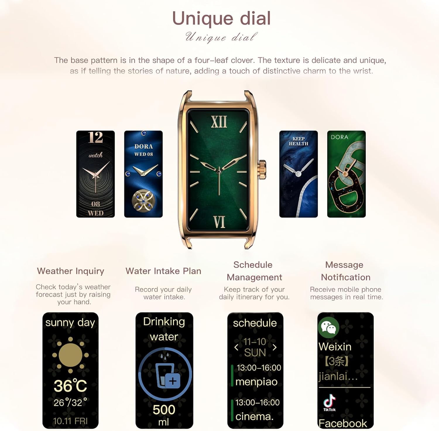 findtime Fitness Watch for Women Step Counter Watch Fitness Tracker Pedometer Heart Rate Monitor Sleep Tracker Activity Trackers with Steps Distance Calories Counting Compatible with Android iOS - Image 7