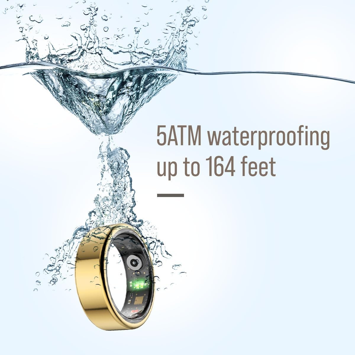 Hertz P1 Smart Ring for Women & Men - 24/7 Health Metrics, Tracks 20+ Biometrics, 6-Day Battery Life, Waterproof Stainless Steel, Free APP for iOS & Android - Image 3