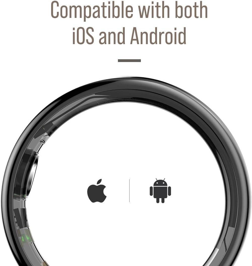 Hertz P1 Smart Ring for Women & Men - 24/7 Health Metrics, Tracks 20+ Biometrics, 6-Day Battery Life, Waterproof Stainless Steel, Free APP for iOS & Android - Image 6