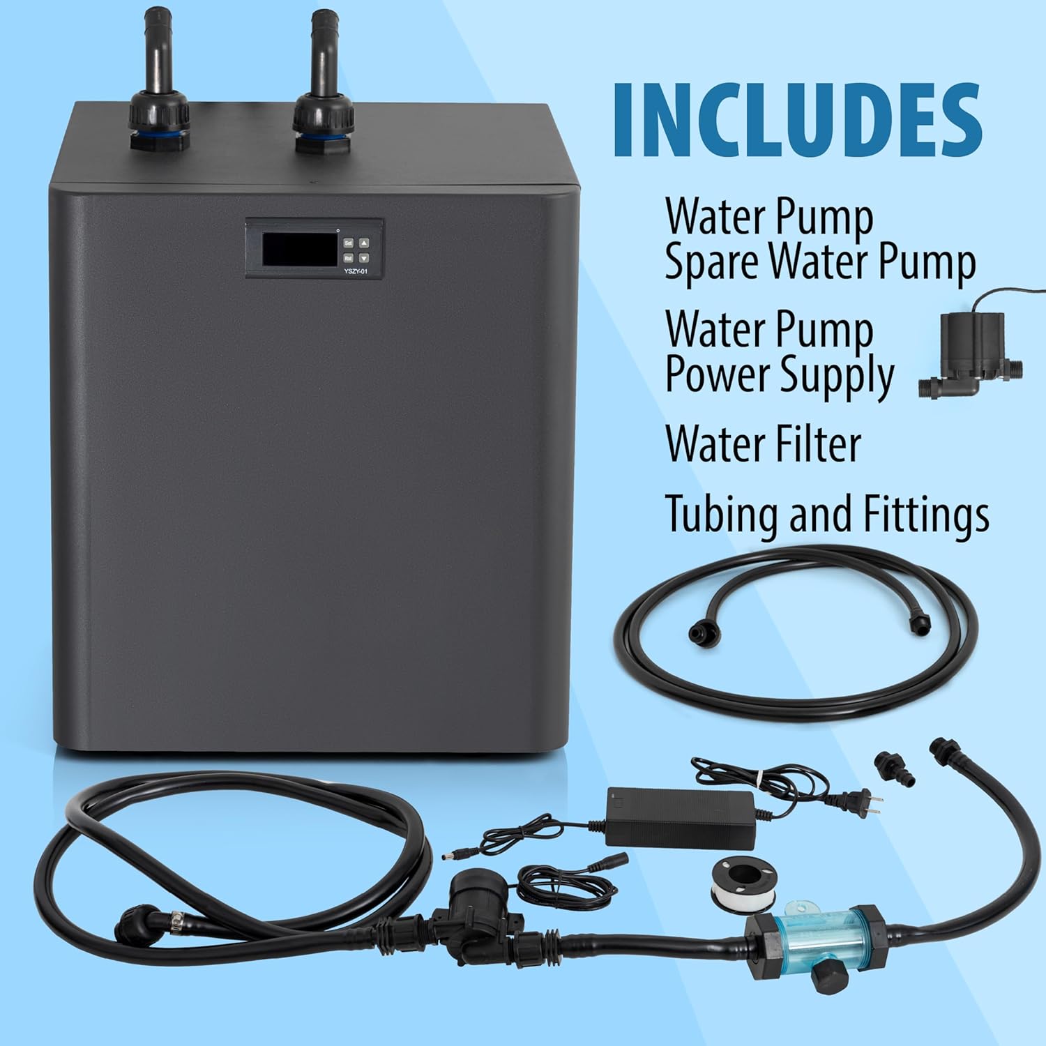 Chiller 2.0 for Ice Bath and Cold Plunges Including All Hoses and Pumps. 1/3 HP, 2/3 HP, 1 HP Models - Image 6