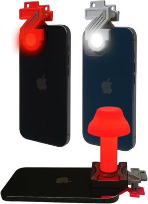 Red Flashlight and Spotlight Adapte...