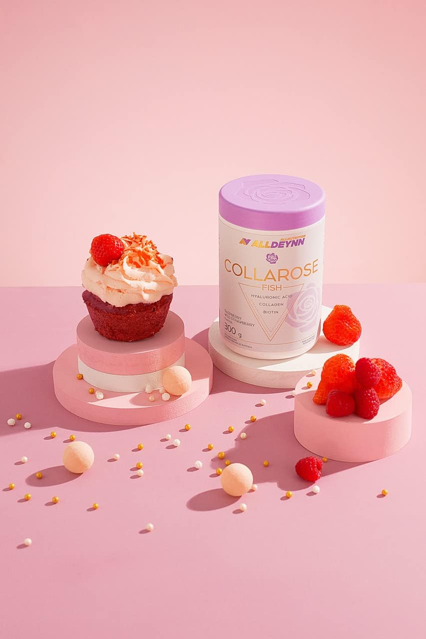 ALLDEYNN Collarose Fish Collagen Powder - Fish Collagen Hydrolysate with Hyaluronic Acid, Biotin - Anti Aging Skin Treatment - Hair Supplements - 300g - Mango-Passion Fruit - Image 2