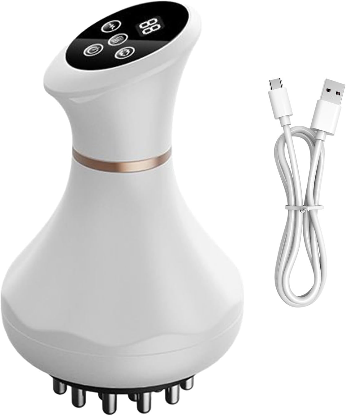 Back Massager - Handheld Muscle Massage Guns | 9 Speed Deep Tissue Percussion Device with Quiet Motor, Adjustable Power for Relaxations, Recoveries and Pain Reliefs for Adults