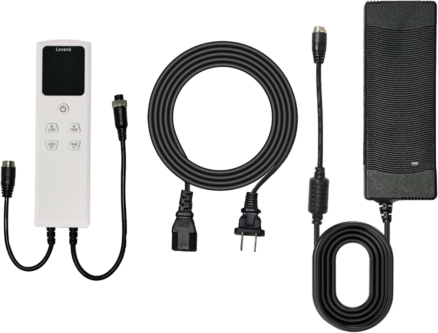 Replacement Accessory Kit - Power Adapter (Box + Power Cord) & Controller (Box) for 1510/2710 Red Light Therapy Mat