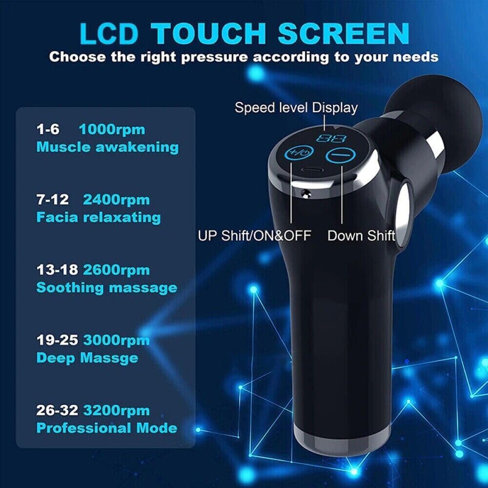 KF Premium 32 Speed Massage Gun - Experience Deep Tissue and Relaxation with Our Handheld Percussion Muscle Percussion Massage - Image 4