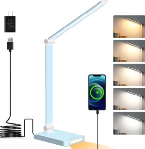 LED Desk Lamp with USB Ports,Touch ...