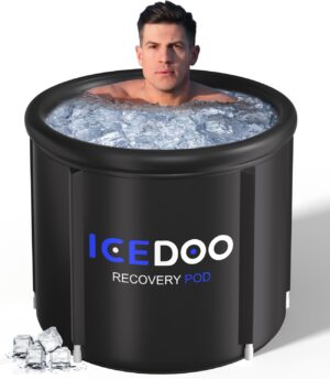 Ice Bath Tub with Cover for Athlete...