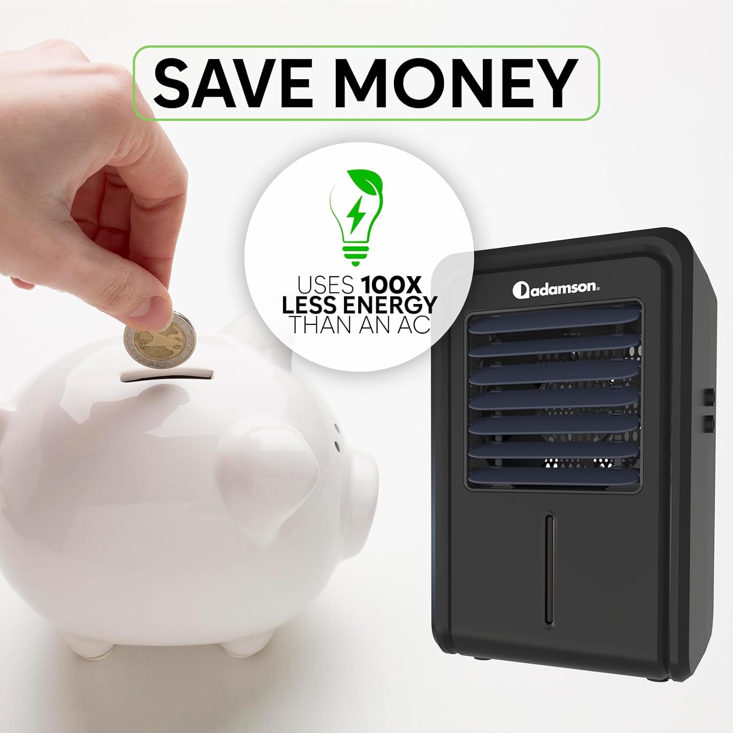 Adamson B10 Bed Cooling System - TWIN 75” L x 39” W - 100% Cotton Mattress Cooling Pad for Night Sweats - Water Bed Cooler - Ideal for Hot Sleepers - 5-Year Assurance - Navy Blue - Image 7