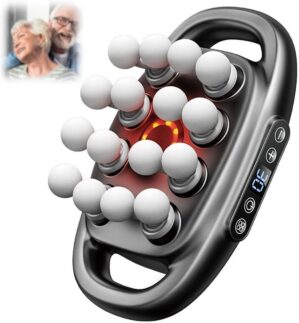 16-Drive 8-Head Massage Gun Set, De...