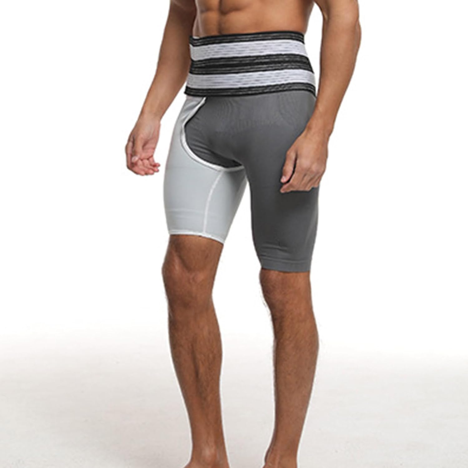 Adjustable Compression Thigh Sleeve With Waist Belt Hip Brace Men Women Lumbar Bandage Sports Stabilizer For Lumbar - Image 3