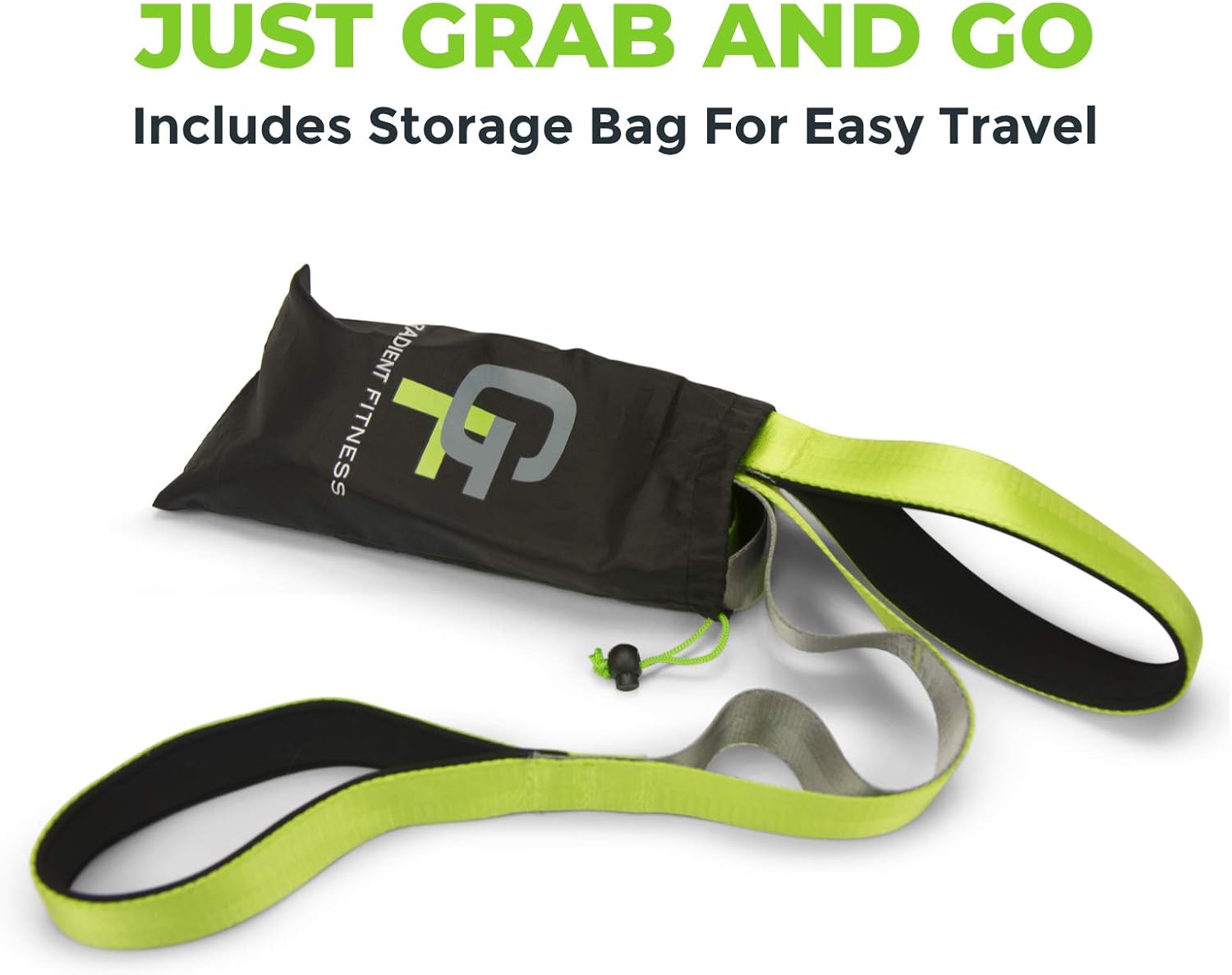 Gradient Fitness Stretching Strap, Premium Quality Multi-Loop Strap, Neoprene Padded Handles, 12 Loops, 1.5" W x 8' L - Image 8