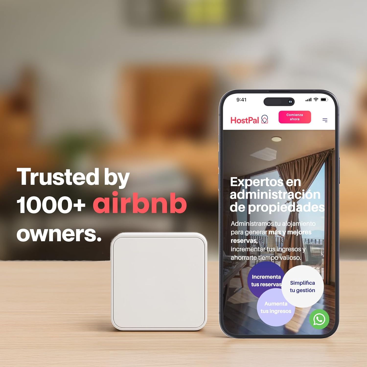 Noise Monitoring Device for Airbnb | Noise & Occupancy Sensor | Indoor Noise, Motion & Temperature Monitor | Privacy-Safe for Rentals, Offices & Homes - Image 5