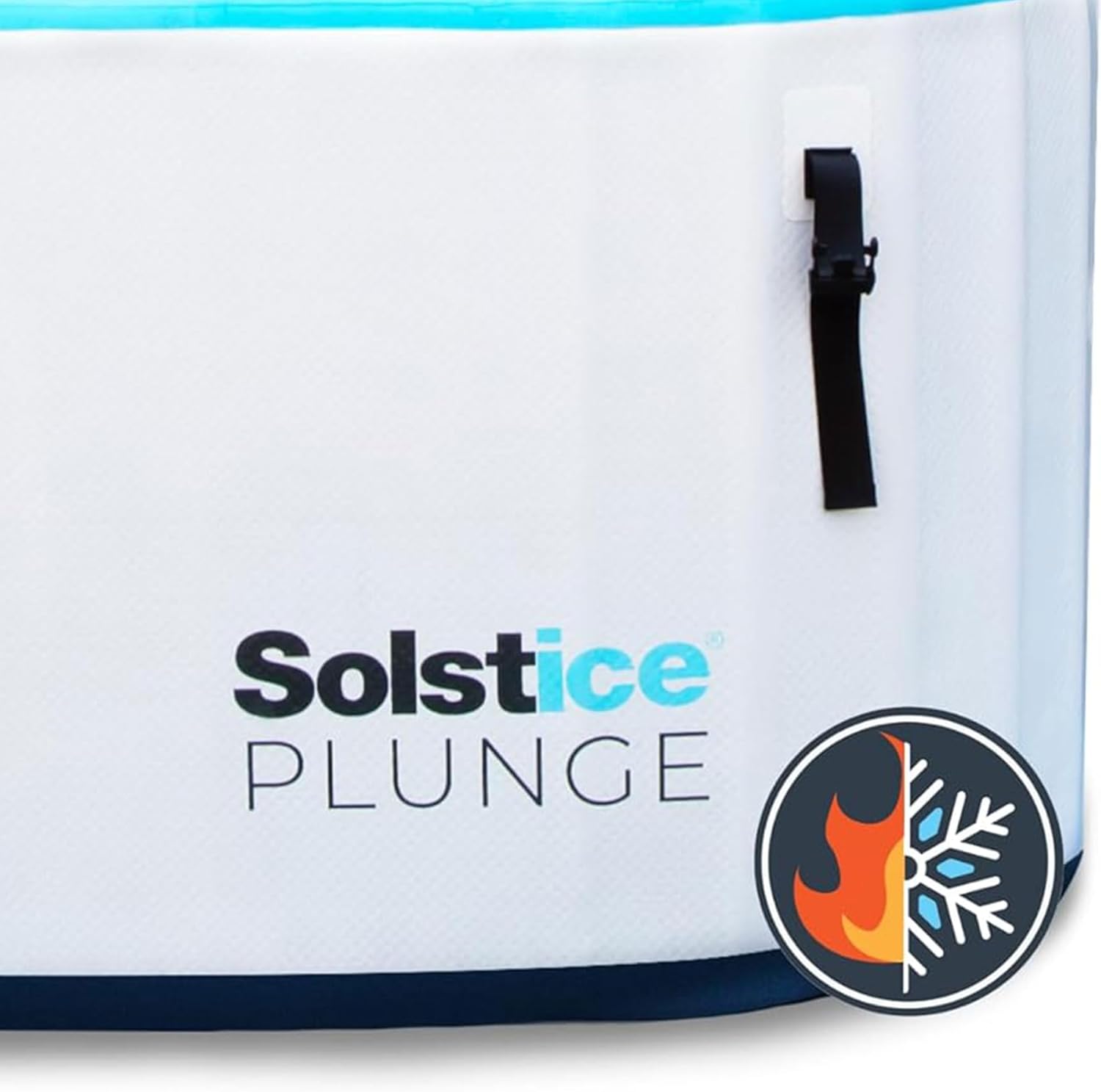 SOLSTICE 1-2 Person Cold Tub, Inflatable Plunge Bath w/Insulated Lid, 100-Gallon Capacity - Includes Pump, Spacious 30-Inch Deep Interior, Durable Drop-Stitch Construction - Image 8