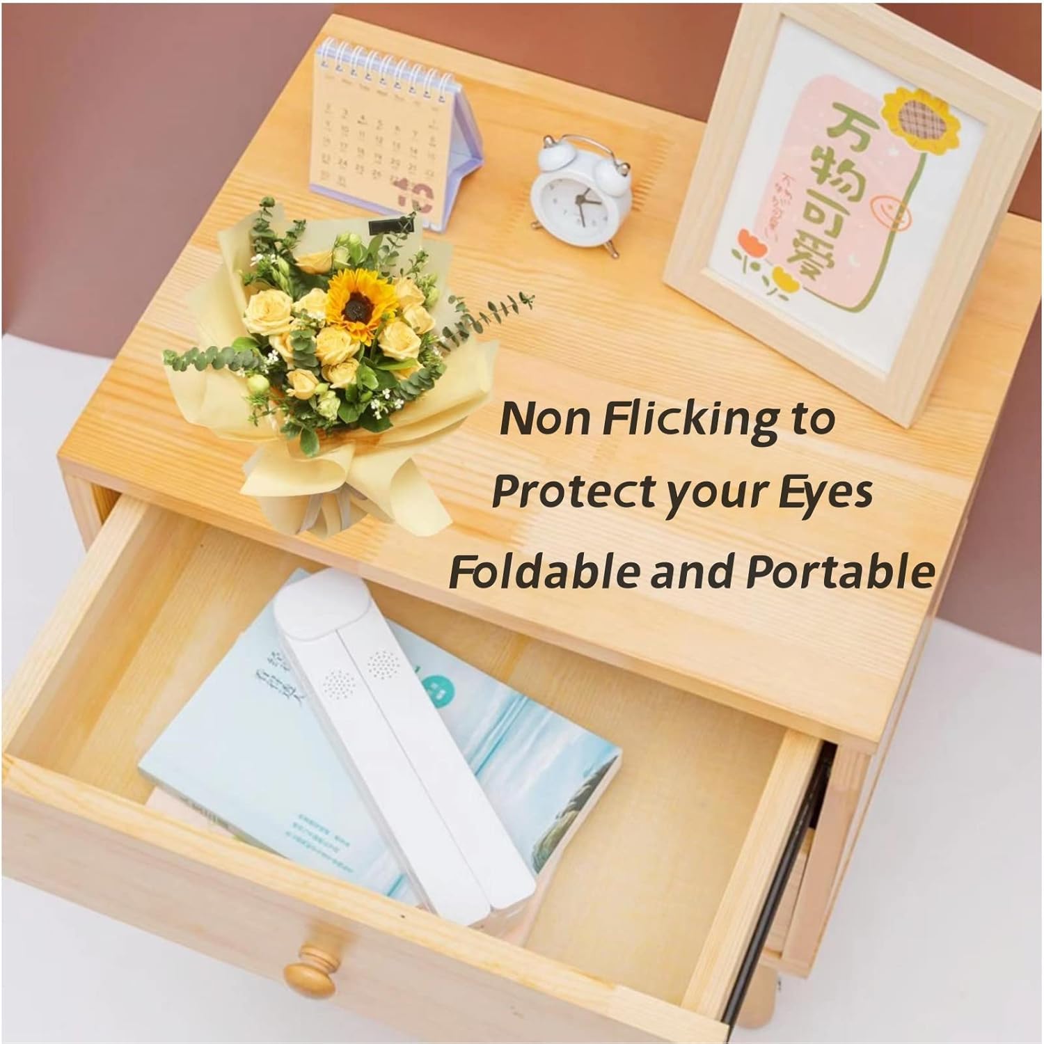 Double Head Desk Lamp for Home Office,Portable Small Desk Lamp with 3 Lighting Modes. Blue - Image 6