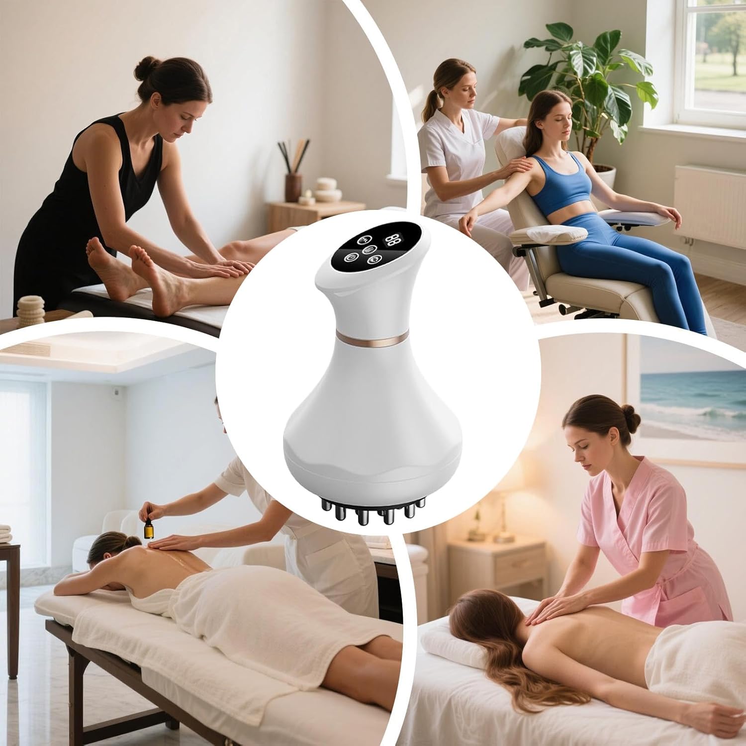 Back Massager - Handheld Muscle Massage Guns | 9 Speed Deep Tissue Percussion Device with Quiet Motor, Adjustable Power for Relaxations, Recoveries and Pain Reliefs for Adults - Image 5