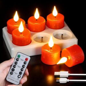 Rechargeable Flameless Tea Lights w...