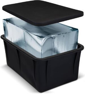 XXL Ice Block Mold With Lid, 12lb E...