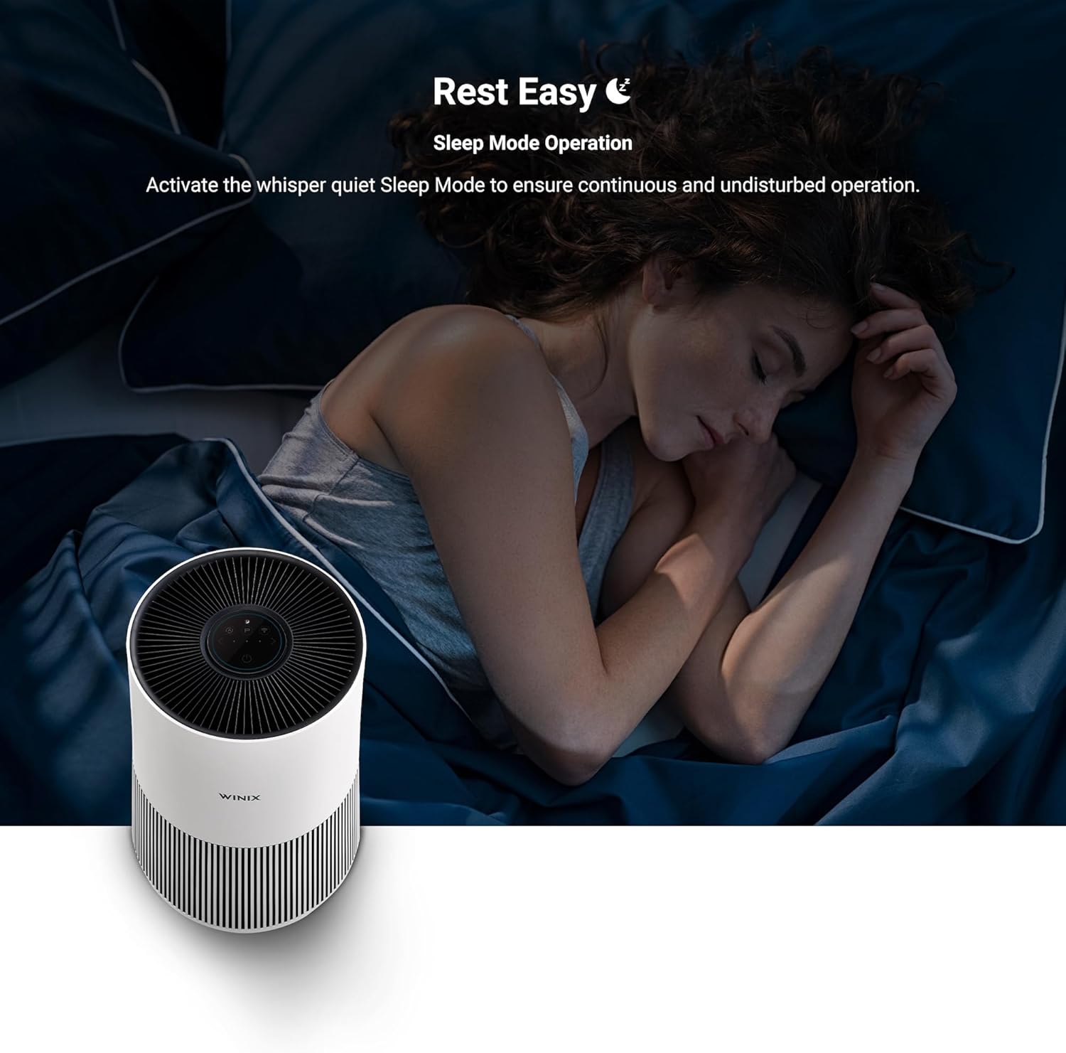 WINIX T500 Air Purifier for Bedroom Home, 50m², CADR 250 m³/h, HEPA & Carbon Filter removes 99.97% Allergies, Pollen, Dust, Smoke, Air Cleaner with Smart App & Alexa - Image 7