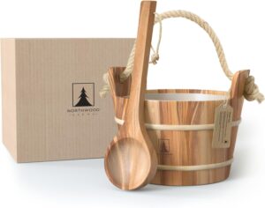 Sauna Bucket and Ladle Set – ...