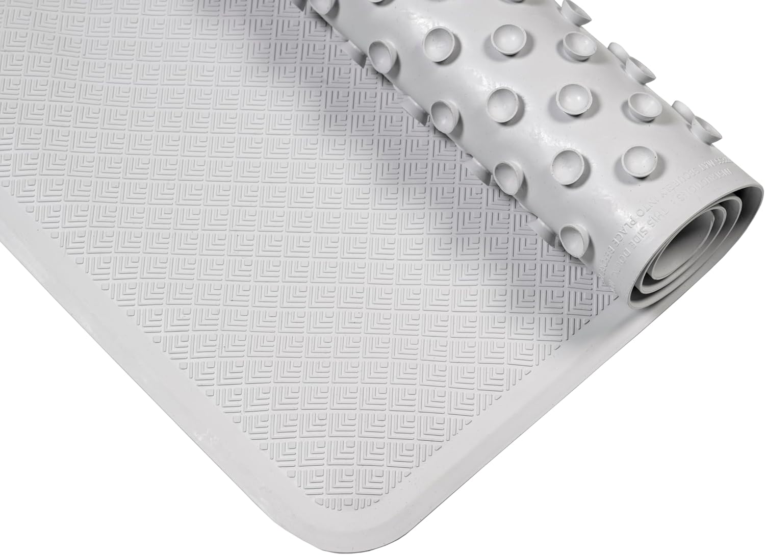 Croydex Rubagrip Bath Mat Non Slip Anti Mould for Inside Bath - Slip Resistant with Secure Grip Suction Cups, Easy to Clean, Made from Natural Rubber, Anti-Bacterial Hygiene 'N' Clean (Medium) - Image 3