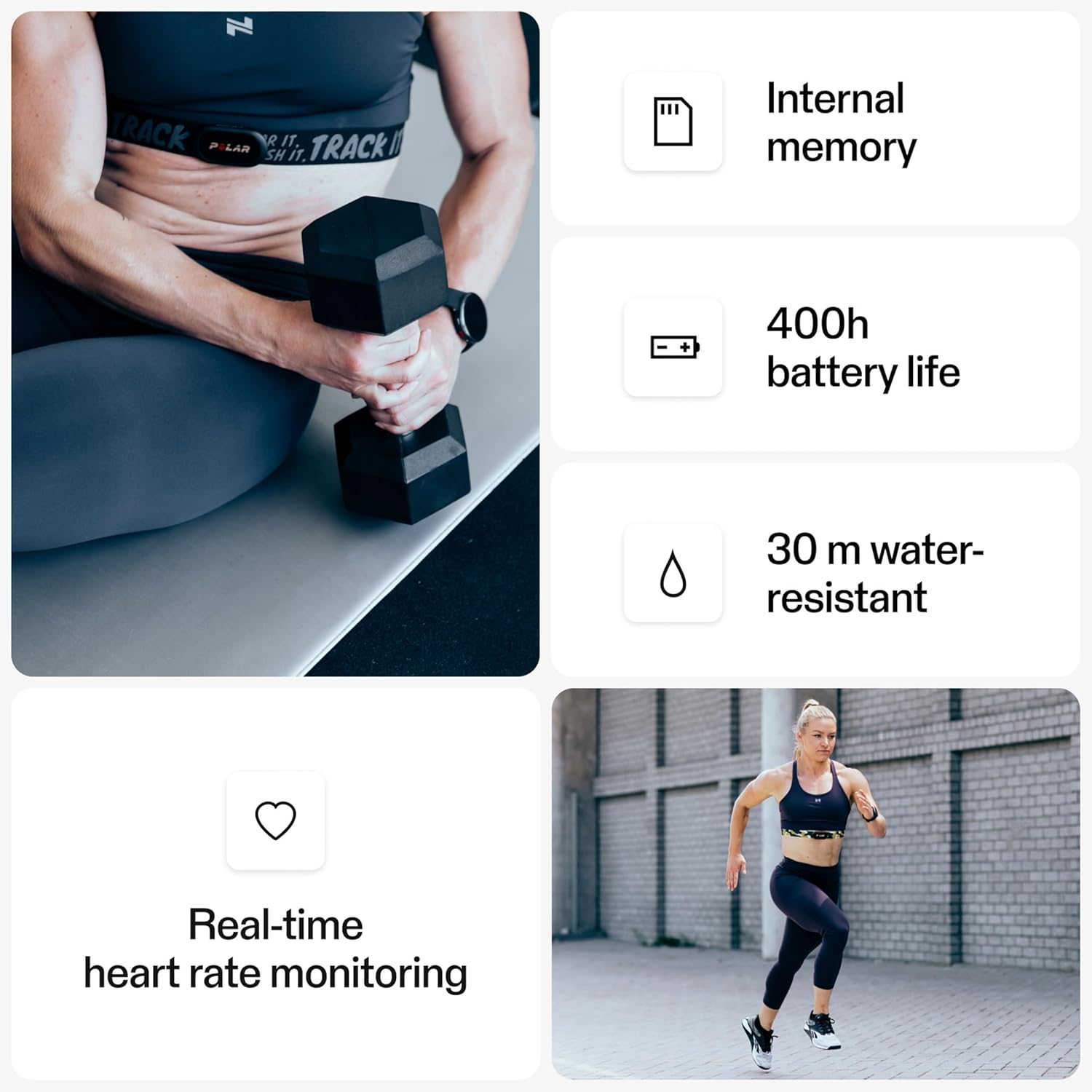Polar H10 Heart Rate Sensor – ANT+ & Bluetooth, ECG/EKG Accuracy, HRV Tracking, Waterproof, Machine-Washable Strap, Comfortable Fit, Replaceable Battery, Sports & Gym Compatible - Image 4