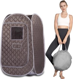 Smartmak Portable Steam Sauna Tent,...