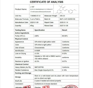 J-147, Nootropic J147, CAS 1146963-...