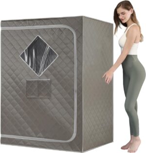 ZONEMEL Full Size Sauna Tent, Porta...