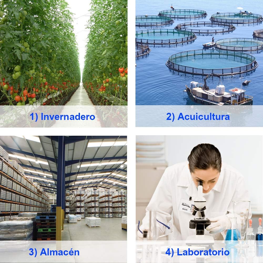 Mengshen Digital Psychrometer - Handheld Temperature and Humidity Meter Gauge with Dew Point and Wet Bulb Temperature - Battery Included, M86 - Image 7