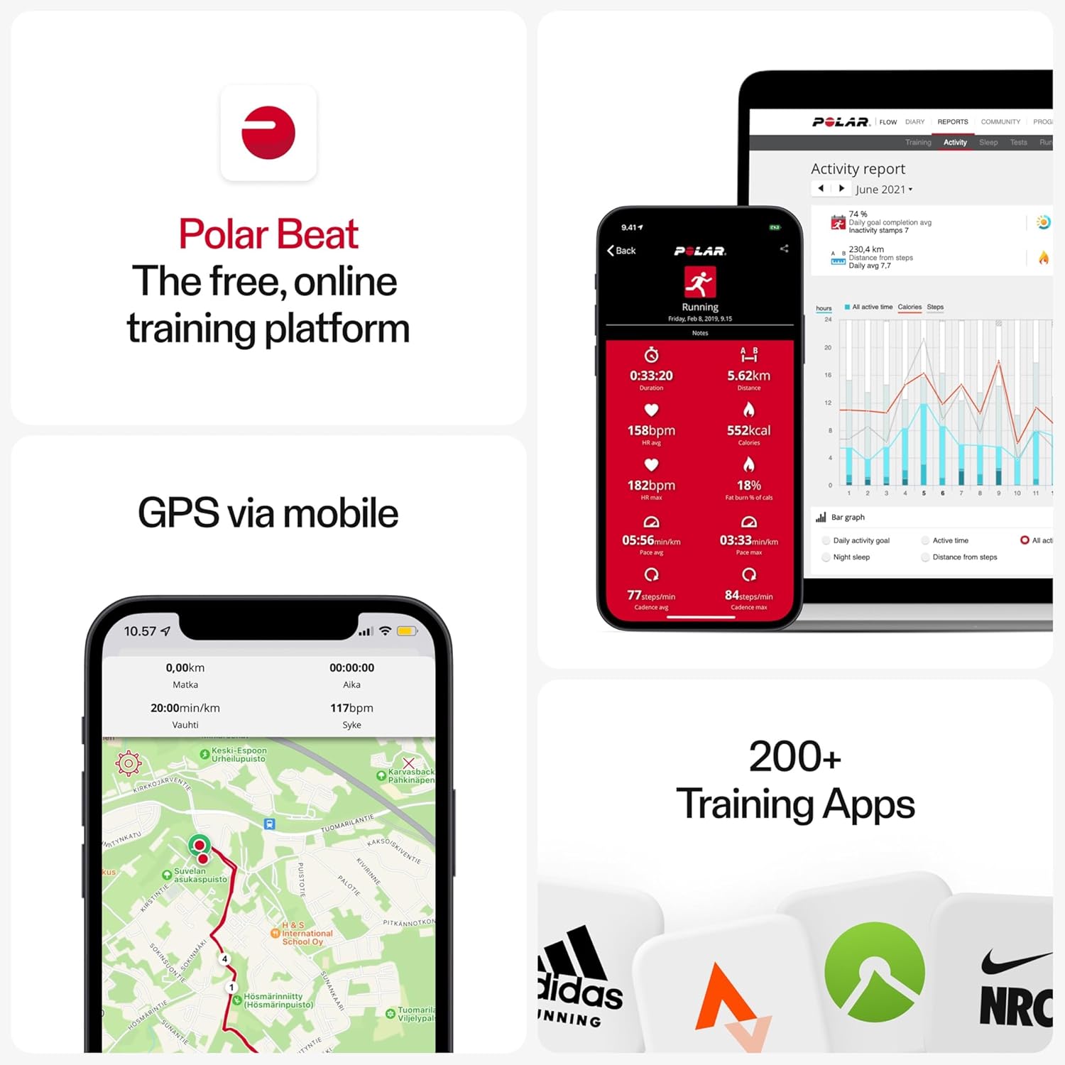 Polar H10 Heart Rate Sensor – ANT+ & Bluetooth, ECG/EKG Accuracy, HRV Tracking, Waterproof, Machine-Washable Strap, Comfortable Fit, Replaceable Battery, Sports & Gym Compatible - Image 6