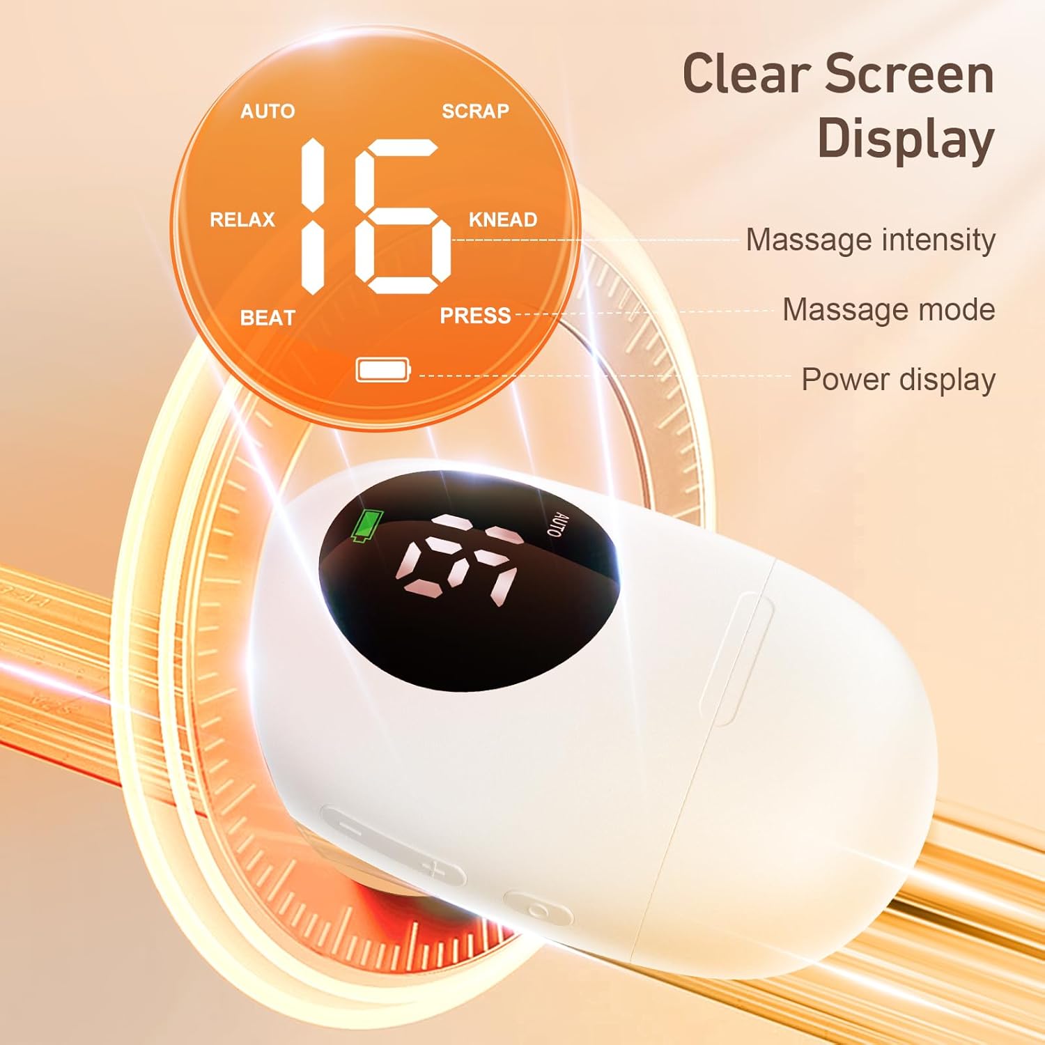 Wireless TENS Unit, Health Expert,Protable Massager,Muscle Stimulator with LCD Screen and Charging Box - Image 9