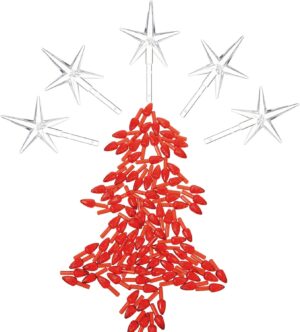 100 Plastic Christmas Bulbs –...