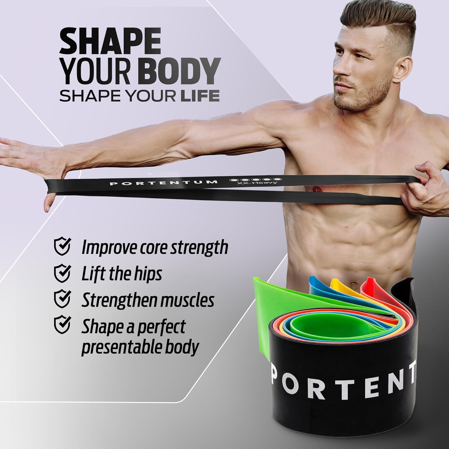 PORTENTUM Bands Set theraband terrabänder - Image 6