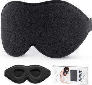 LitBear Sleep Mask for Side Sleeper...