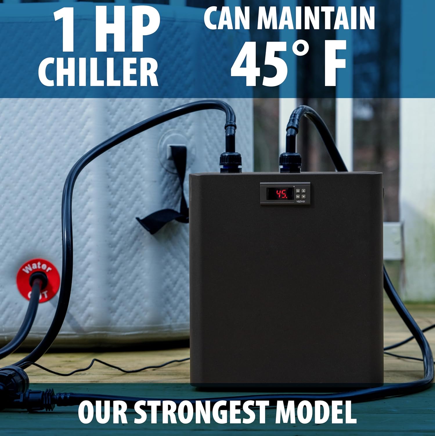 Chiller 2.0 for Ice Bath and Cold Plunges Including All Hoses and Pumps. 1/3 HP, 2/3 HP, 1 HP Models - Image 4