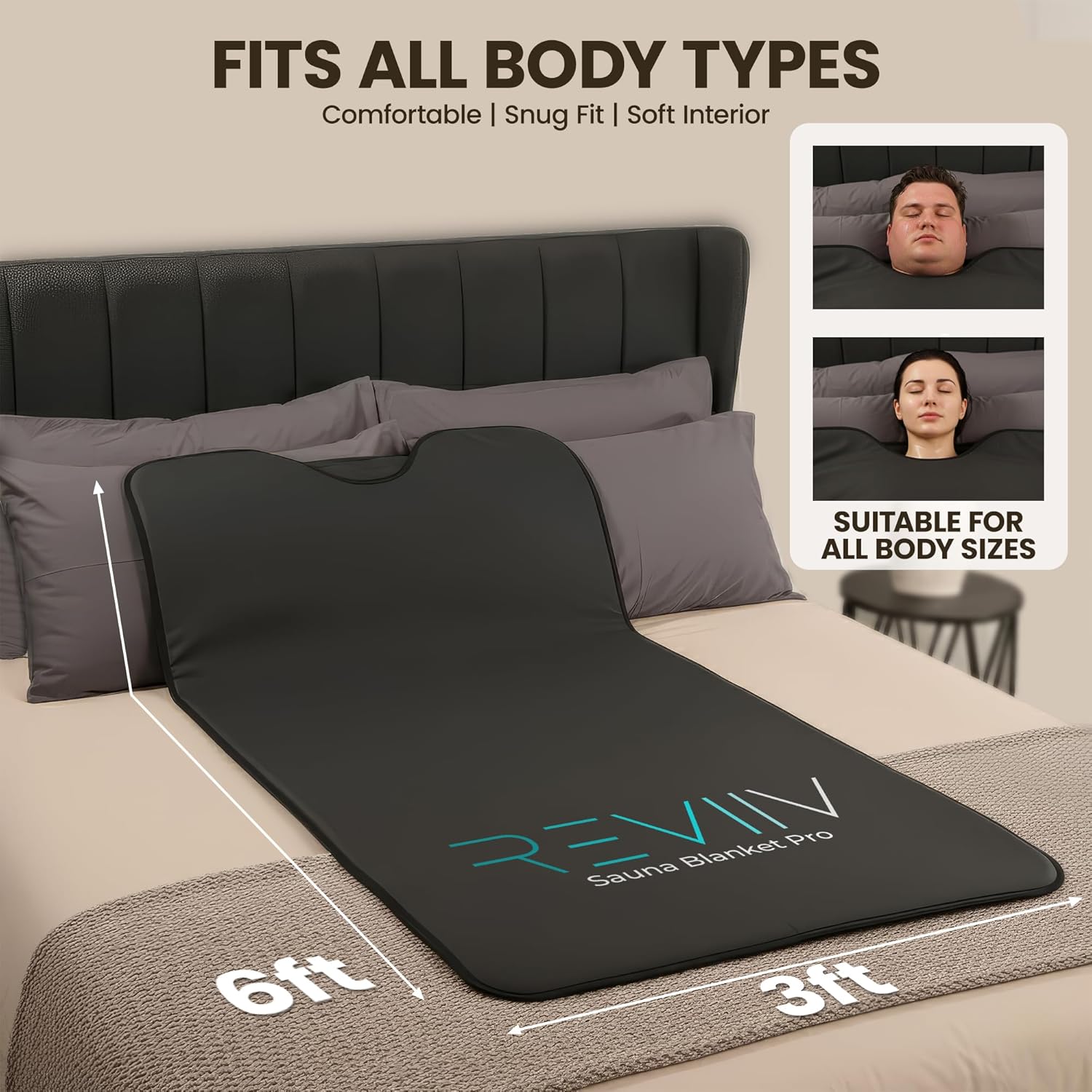 FAR Infrared Sauna Blanket for Home - Portable Infrared Sauna for Full-Body Heat, Sauna Insert Towel Included - At-Home Personal Sauna for Relaxing Warmth & Daily Wellness - Image 7