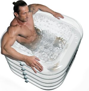 Inflatable Ice Bath Tub -Large Clea...