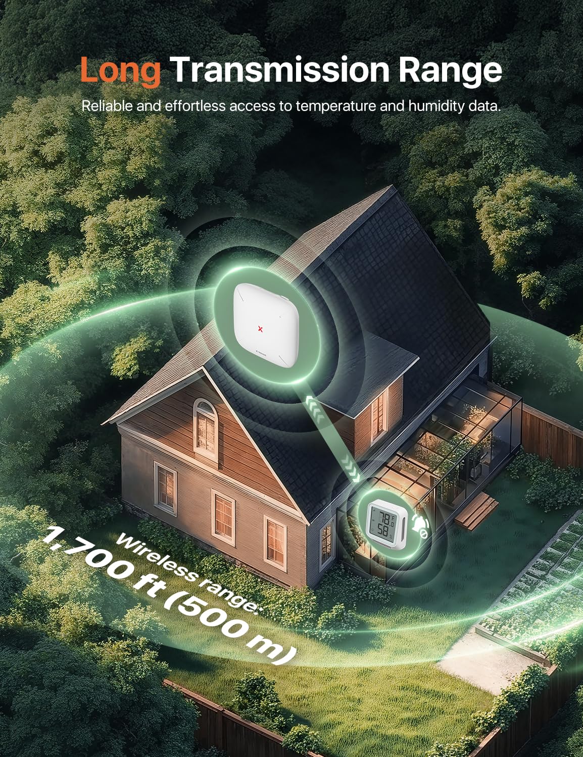 X-Sense WiFi Hygrometer Indoor Humidity with SBS50 Base Station, Smart Hygrometer Thermometer with App Notification, Temperature Sensor for Room Temperature Monitoring, 3 Sensors & 1 Base Station - Image 8