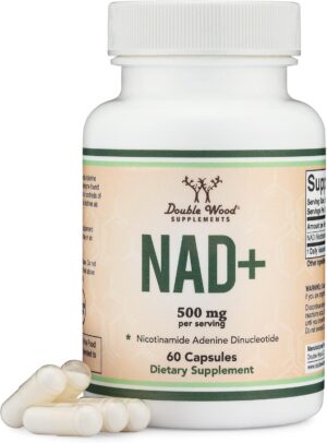 Double Wood NAD+ 500mg 60 Capsules