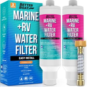 2PK Inline RV Water Filter for Hose...