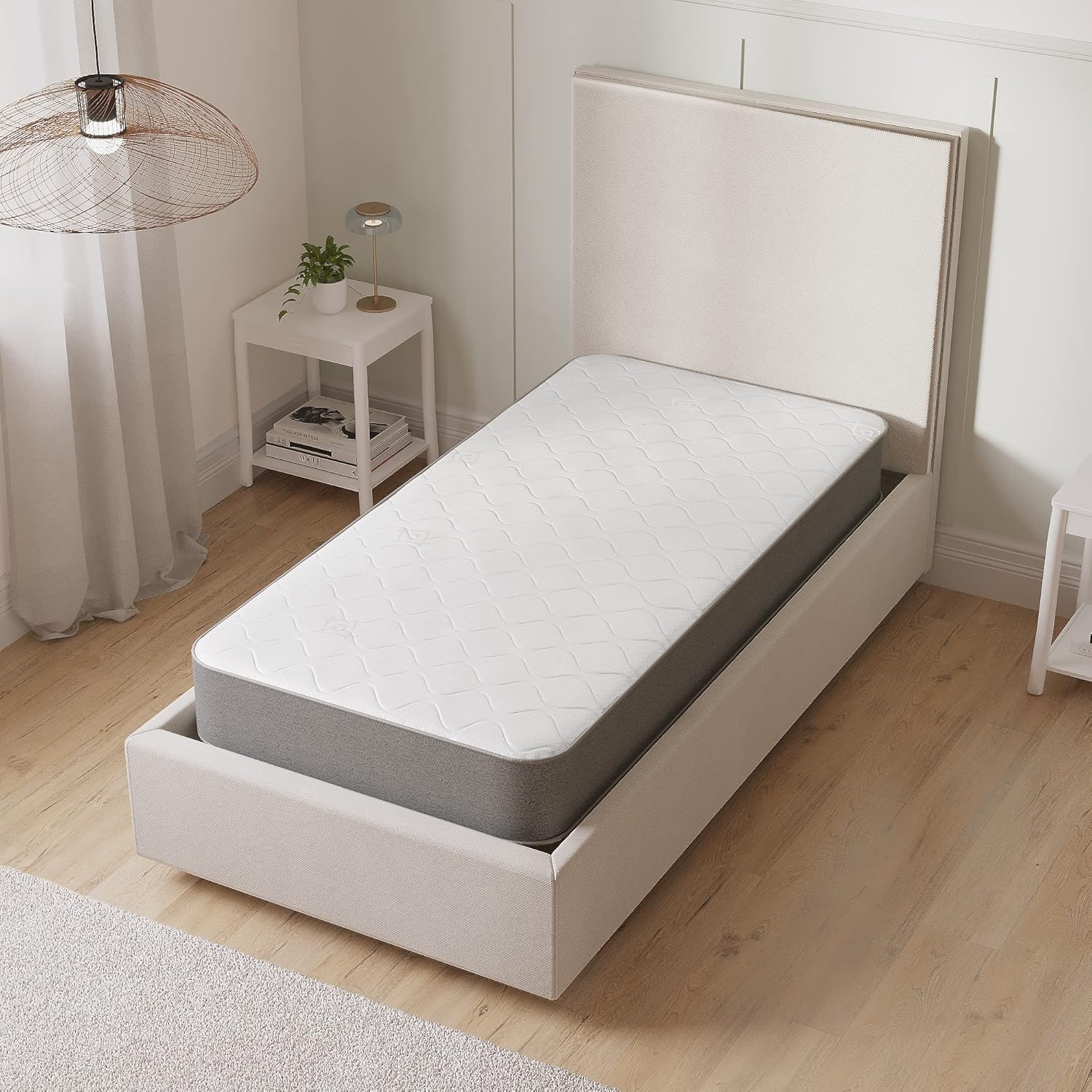 Starlight Beds Cooltouch Grey Essentials Foam Free Mattress. Maximum Value, Plush Feel, 18cm Deep, Sprung 2ft6 Small Single Mattress, 2ft6 x 6ft3 (75cm x 190cm) - Image 2
