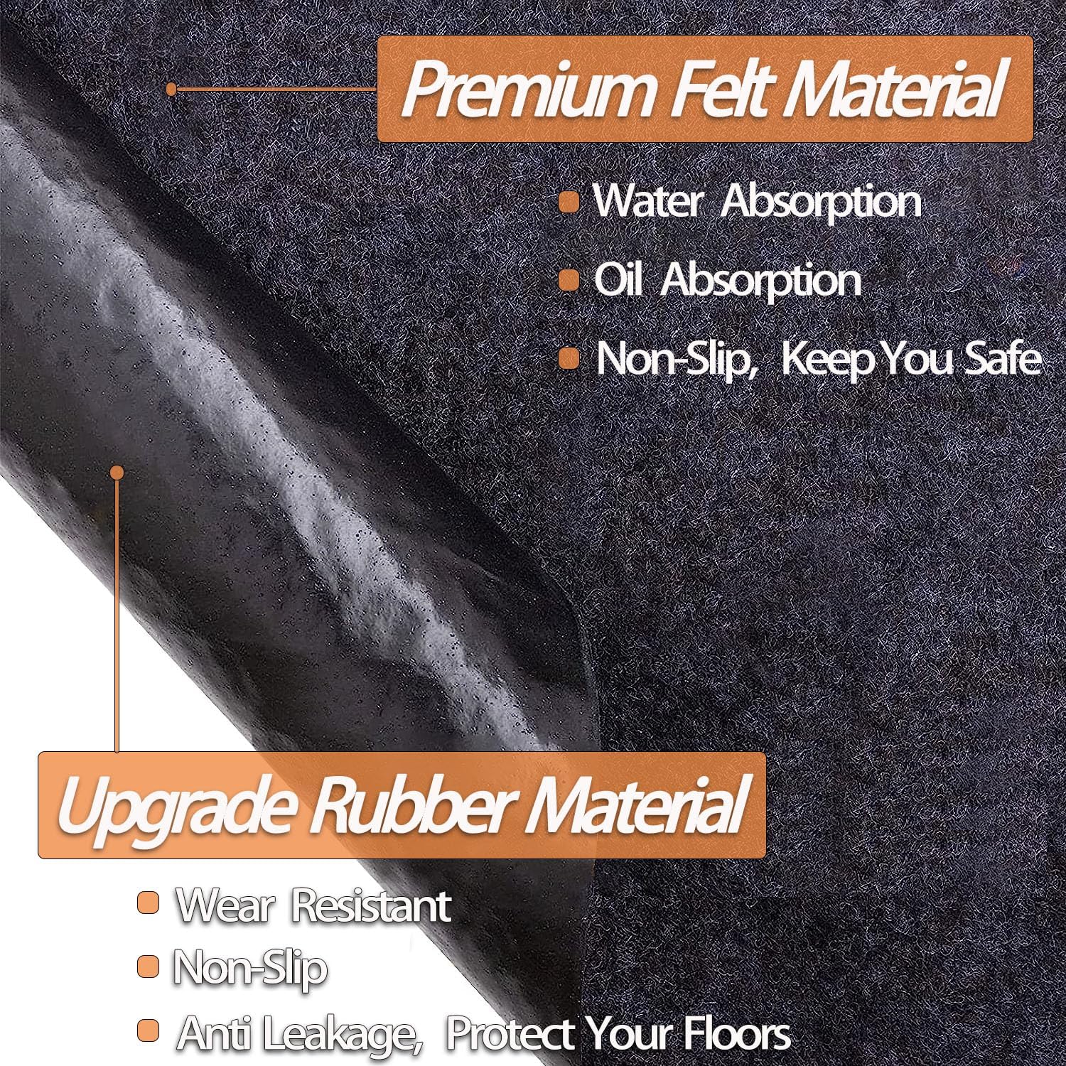 47x70 Inch Cold Plunge Tub Floor Mat, Waterproof Ice Bath Tub Mat Outdoor Indoor, Anti-Slip Protector Pad for Round Oval Cold Plunge Ice Bath Accessories - Image 5