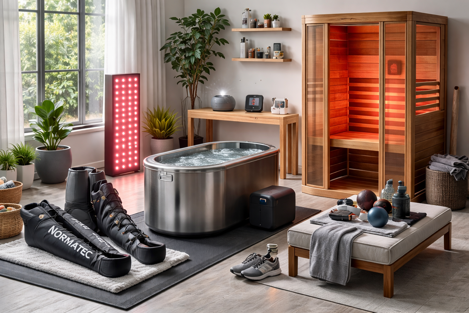 Home recovery and performance lifestyle setup