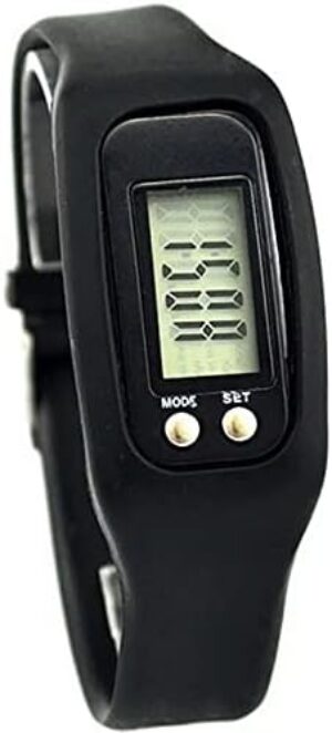 Pedometer Watch with LCD Display Si...