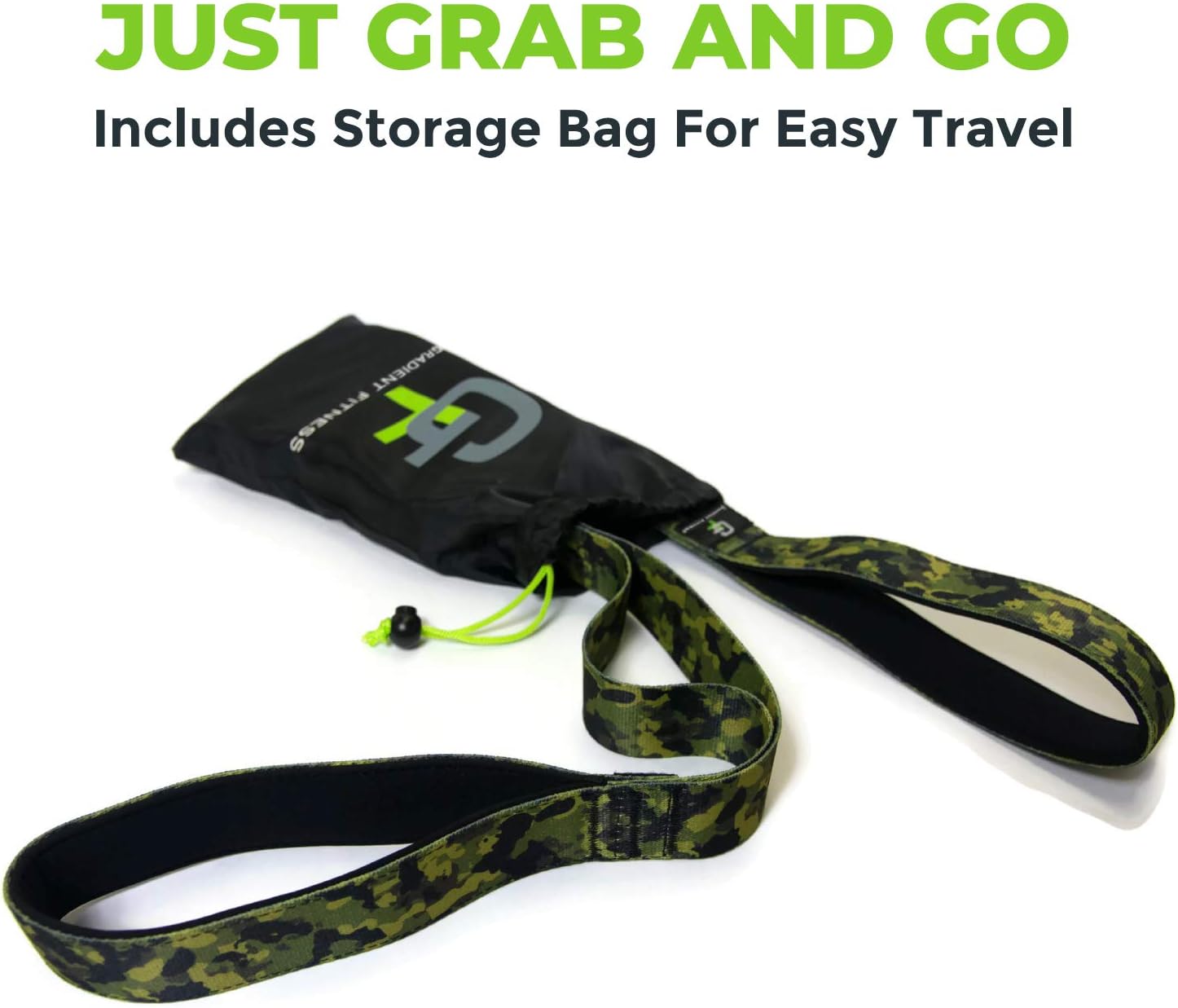 Gradient Fitness Stretching Strap, Premium Quality Multi-Loop Strap, Neoprene Padded Handles, 12 Loops, 1.5" W x 8' L - Image 7