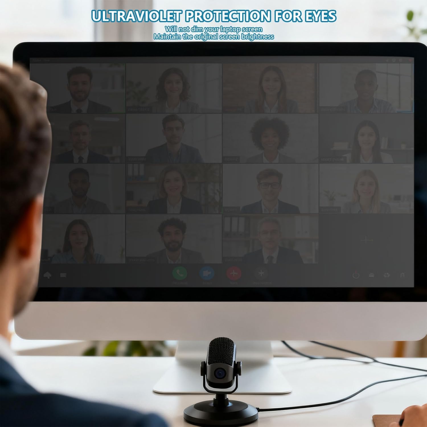 Acrylic Blue Light Blocking Panel Minimizes Eye Fatigue During Extended Screen Time Fatigue Computer Screen - Image 7