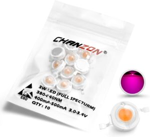 Chanzon 10pcs High Power Led Chip 3...
