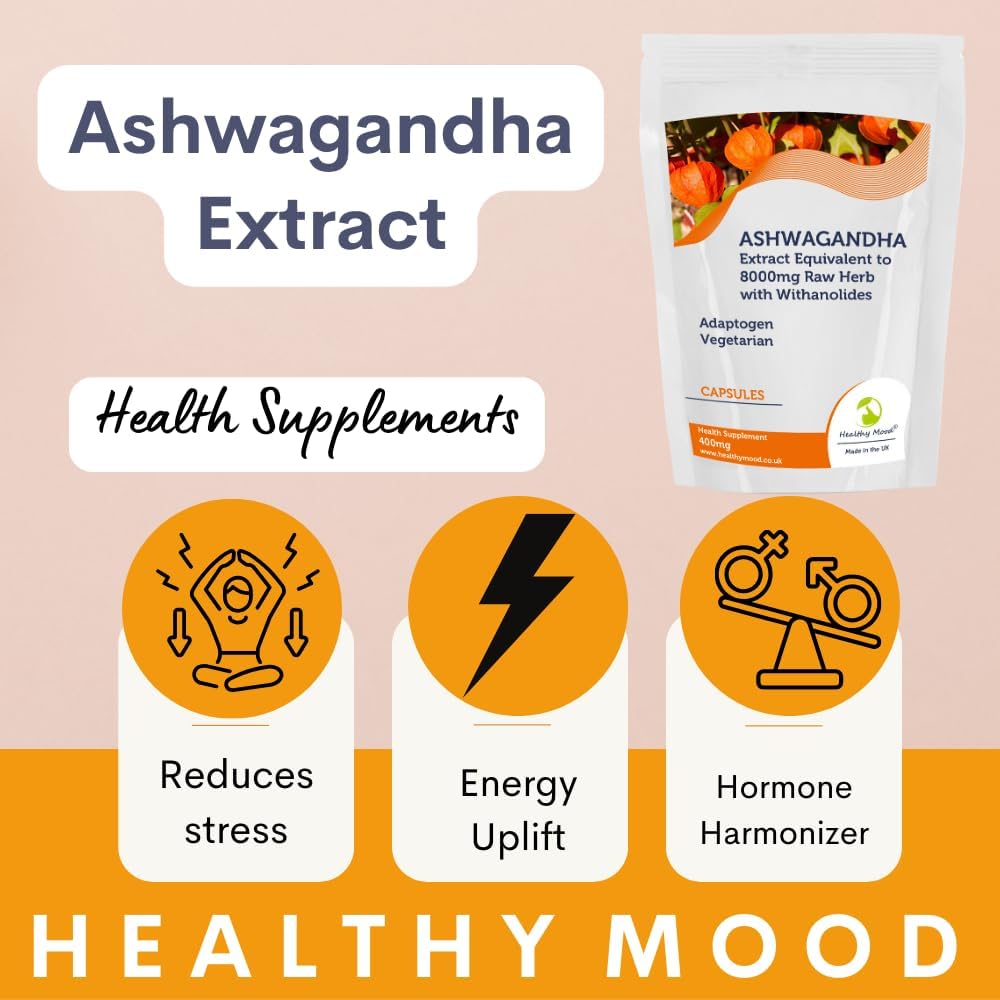 Ashwagandha 250 Capsules – High-Potency Adaptogen for Stress Relief, Energy, and Focus – Supports Relaxation, Immune System, and Vitality - Image 4