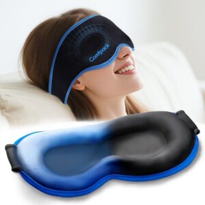 Comfpack 3D Cooling Sleep Mask, Gel...