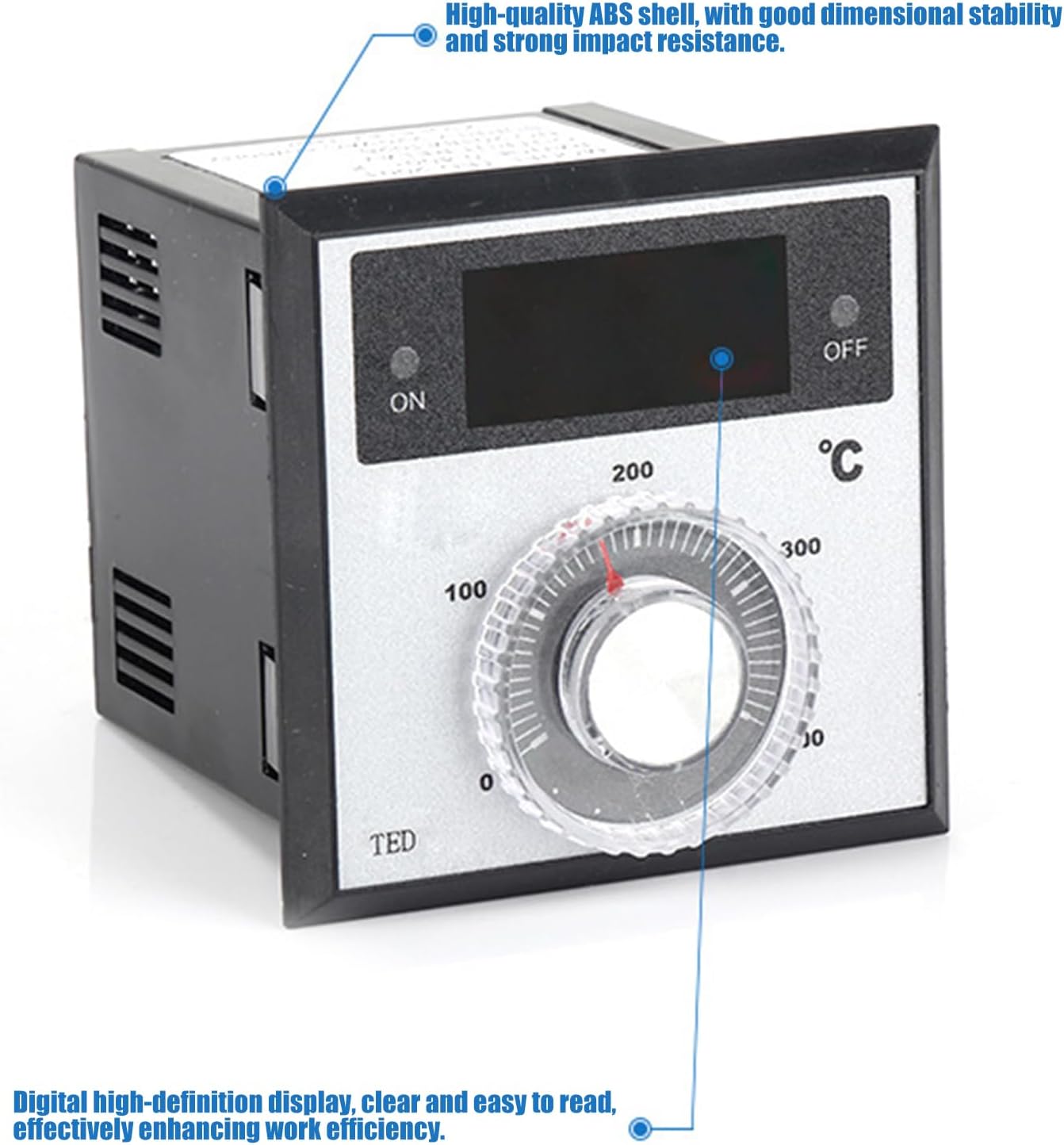 220V 0-400 Degree Electronic Digital Temperature Controller Thermostat Temperature Control Device for Kitchen Oven Thermostat - Image 5